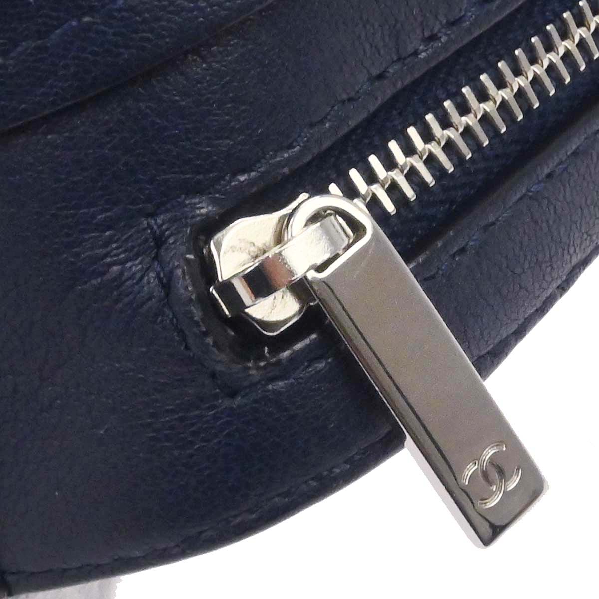 Chanel Navy Lambskin CC Mini Box Camera Bag Shoulder Bag