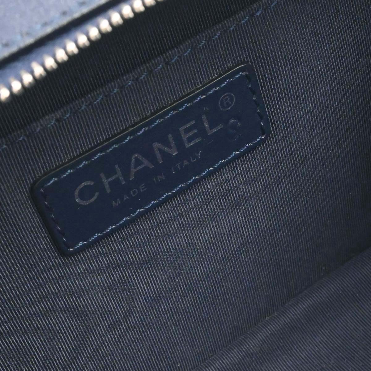 Chanel Navy Lambskin CC Mini Box Camera Bag Shoulder Bag