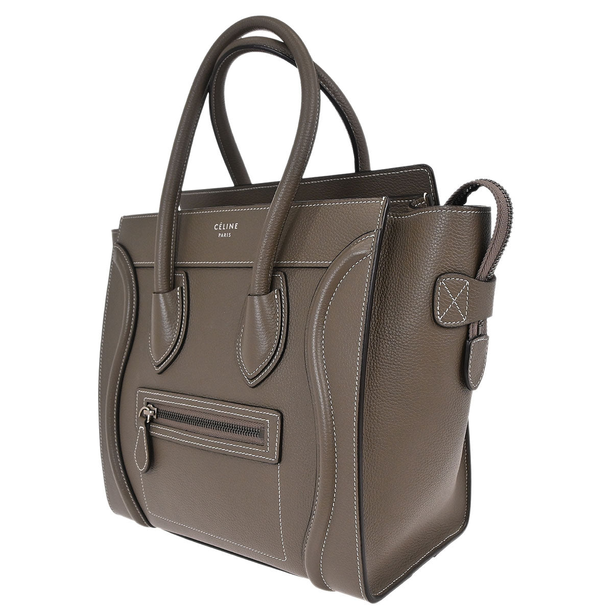 Celine Brown Luggage Micro Tote Handbag