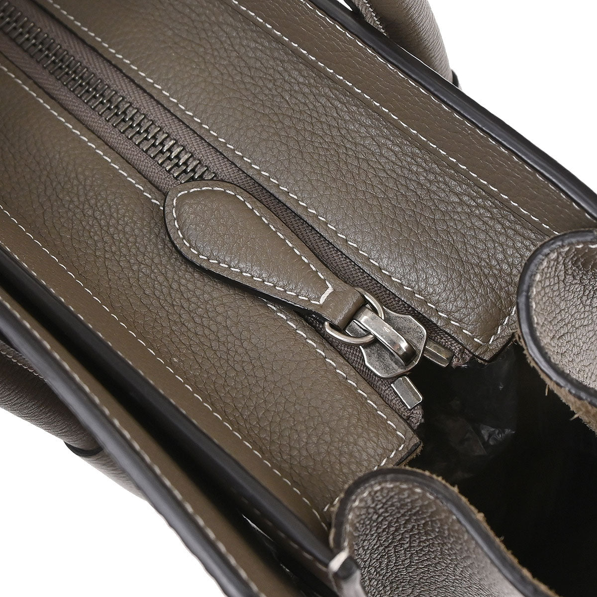 Celine Brown Luggage Micro Tote Handbag