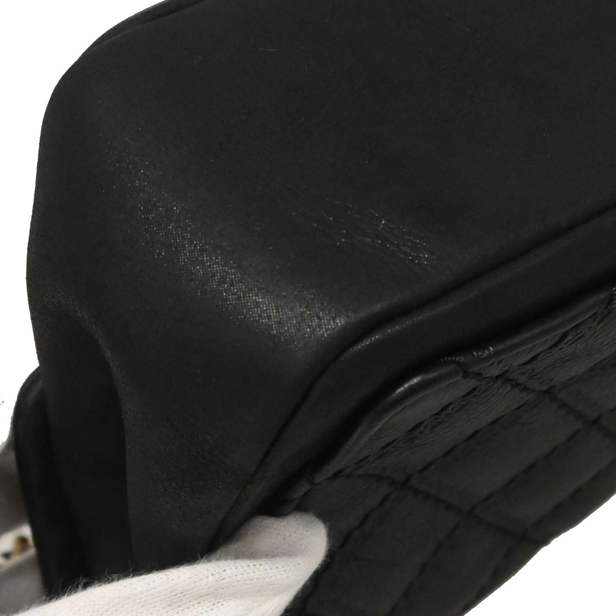 Chanel Black Calfskin Shoulder Bag