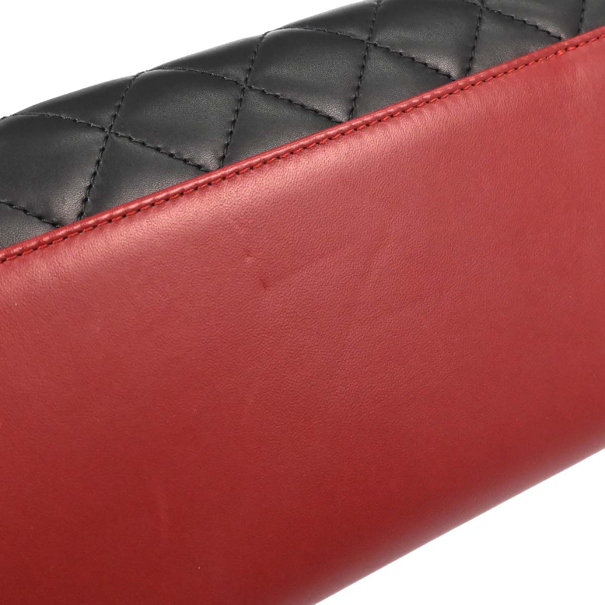 Chanel Black Lambskin Gabrielle Menu Clutch Handbag