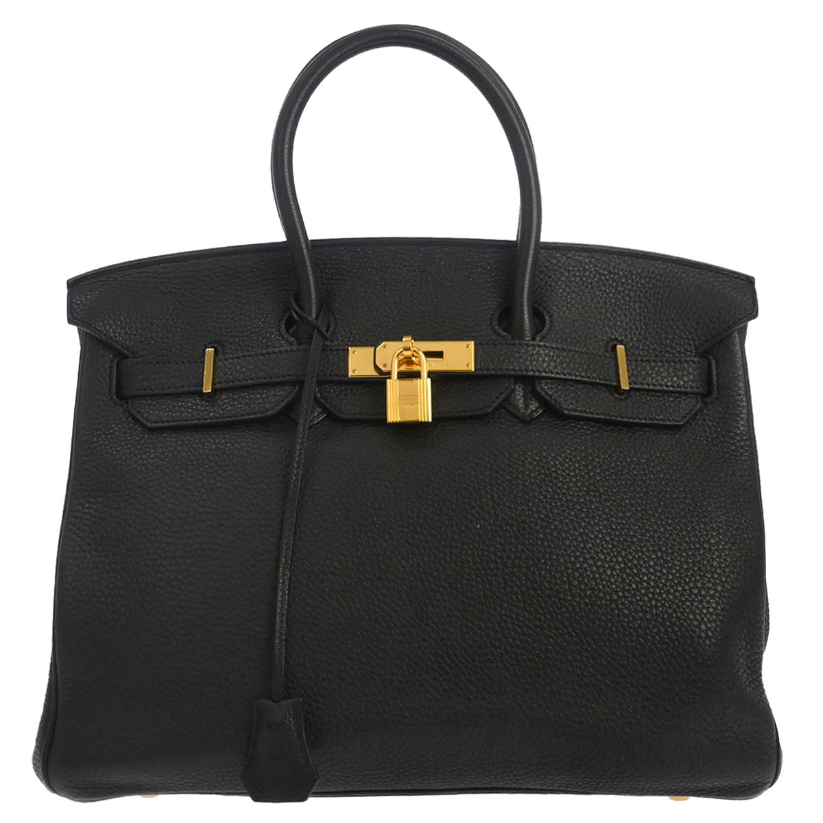 Hermes Black Togo Birkin 35 Handbag