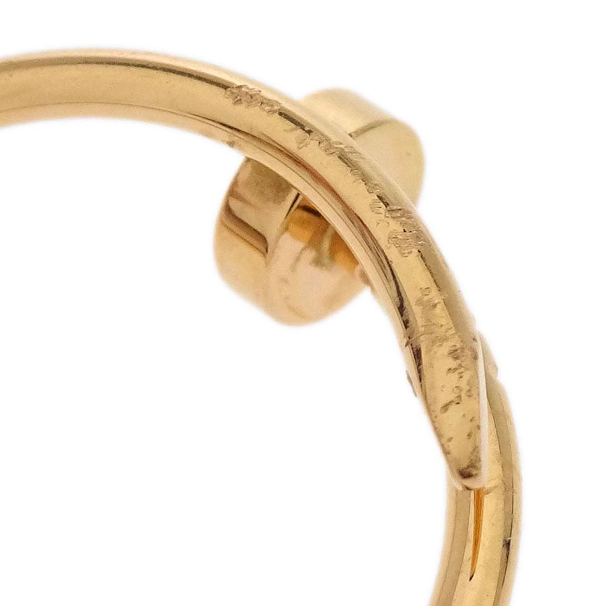 Cartier Juste Un Clou Ring Au750 Gold XQI612 #57 #56 Jewelry