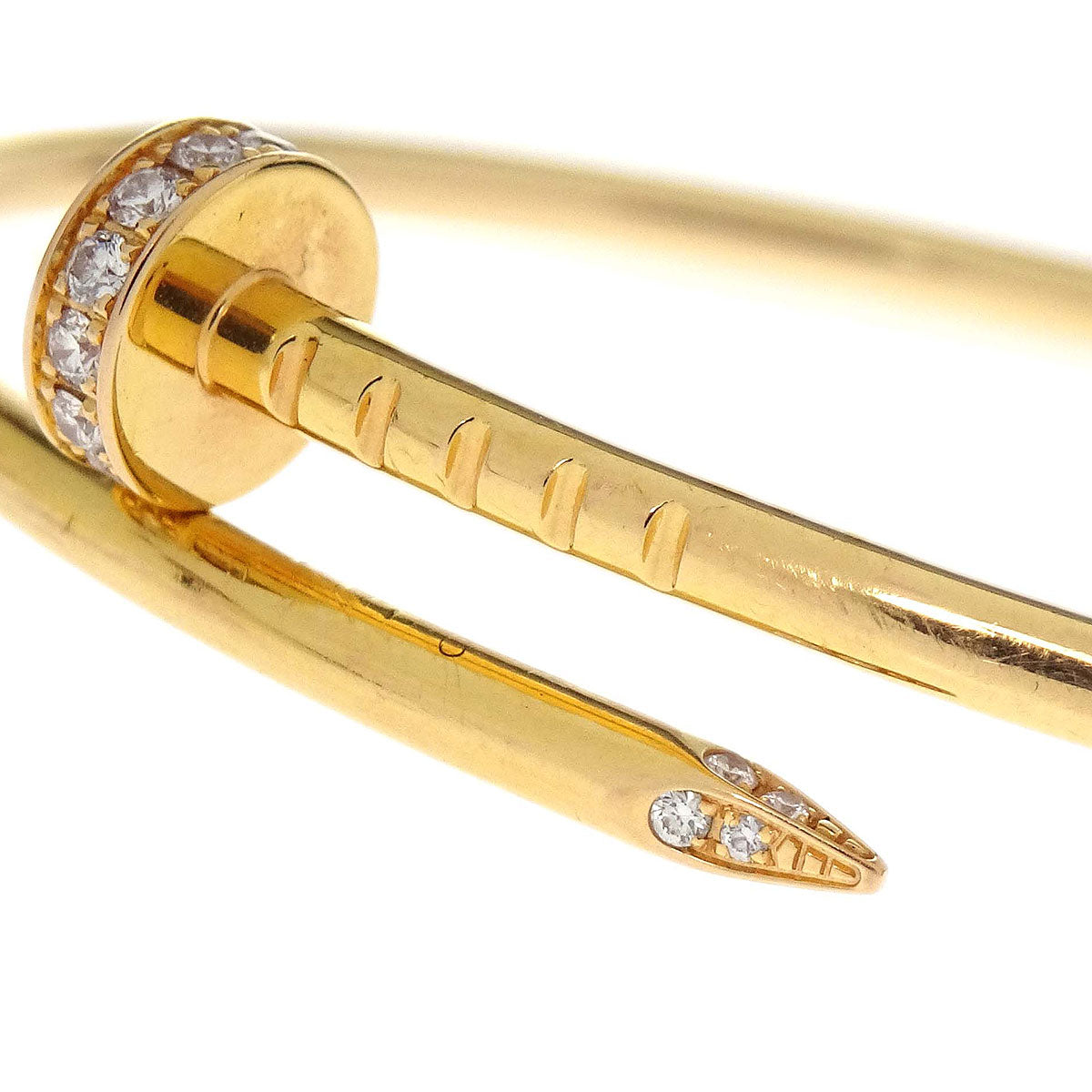 Cartier Juste Un Clou Bracelet #15 Au750 Diamond Jewelry