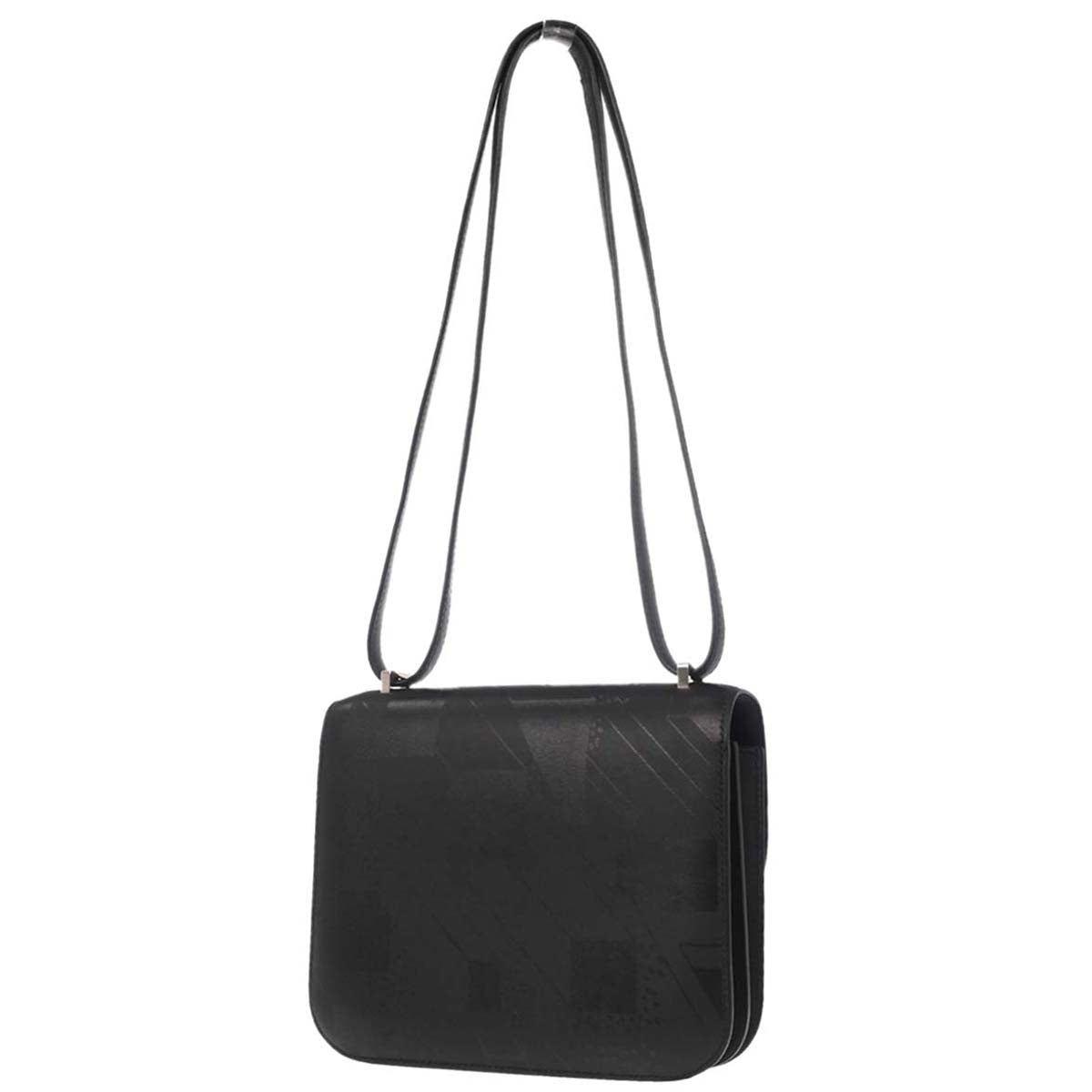 Hermes Black Sombrero On A Summer Night Constance 18 Shoulder Bag