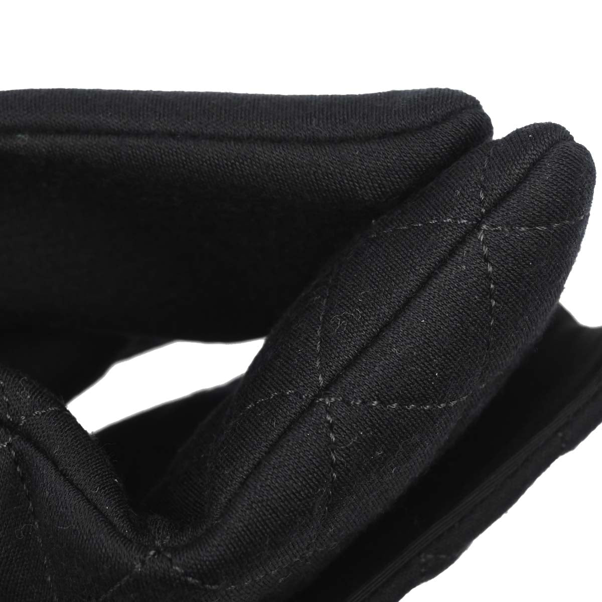 Chanel Black Cotton Shoulder Bag