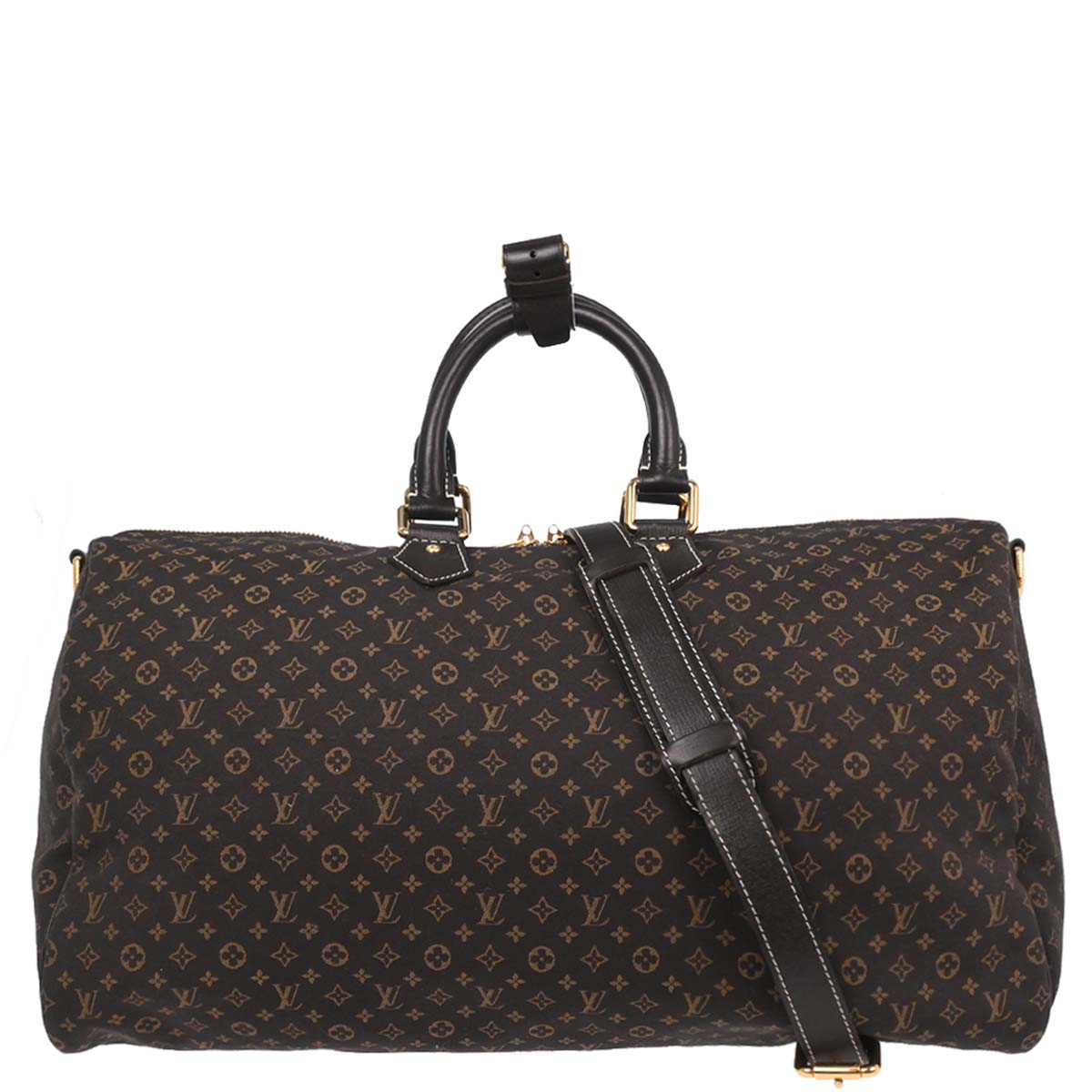 Louis Vuitton Brown Monogram Idylle Speedy Voyage 45 Shoulder Duffle Bag M56705