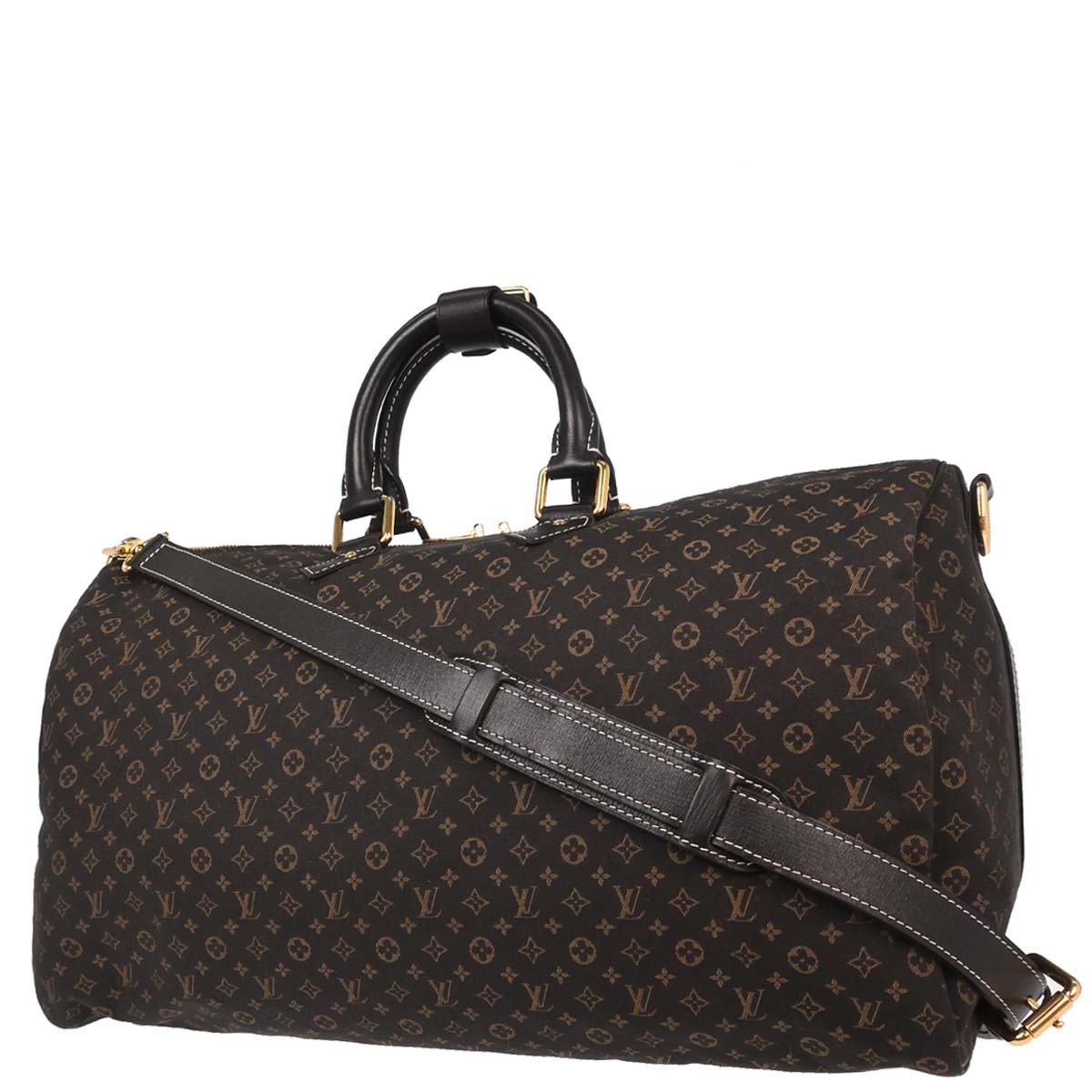 Louis Vuitton Brown Monogram Idylle Speedy Voyage 45 Shoulder Duffle Bag M56705