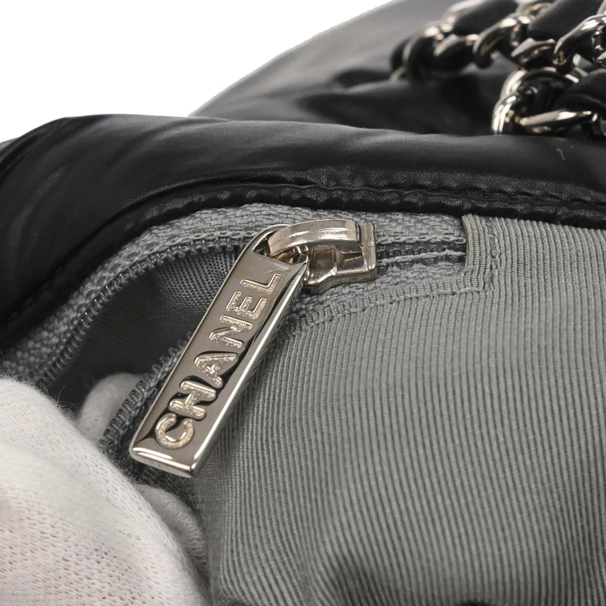 Chanel Black Nylon Tweed Paris-Byzance Bubble Flap Shoulder Bag