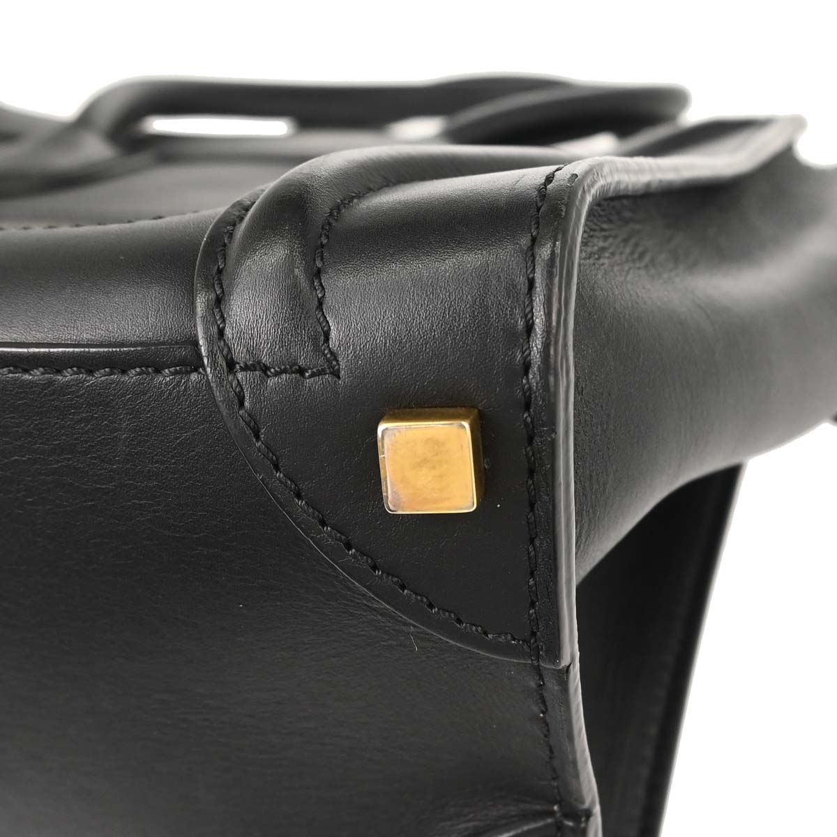 Celine Black Luggage Micro Tote Handbag