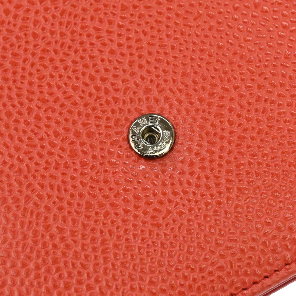 Chanel Red Caviar Skin Timeless WOC Wallet on Chain Shoulder Bag