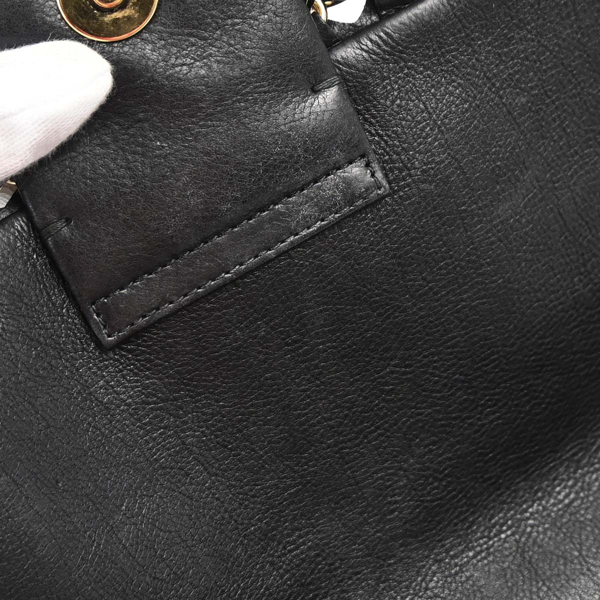 Chanel Black Calfskin Chain Me Shoulder Bag