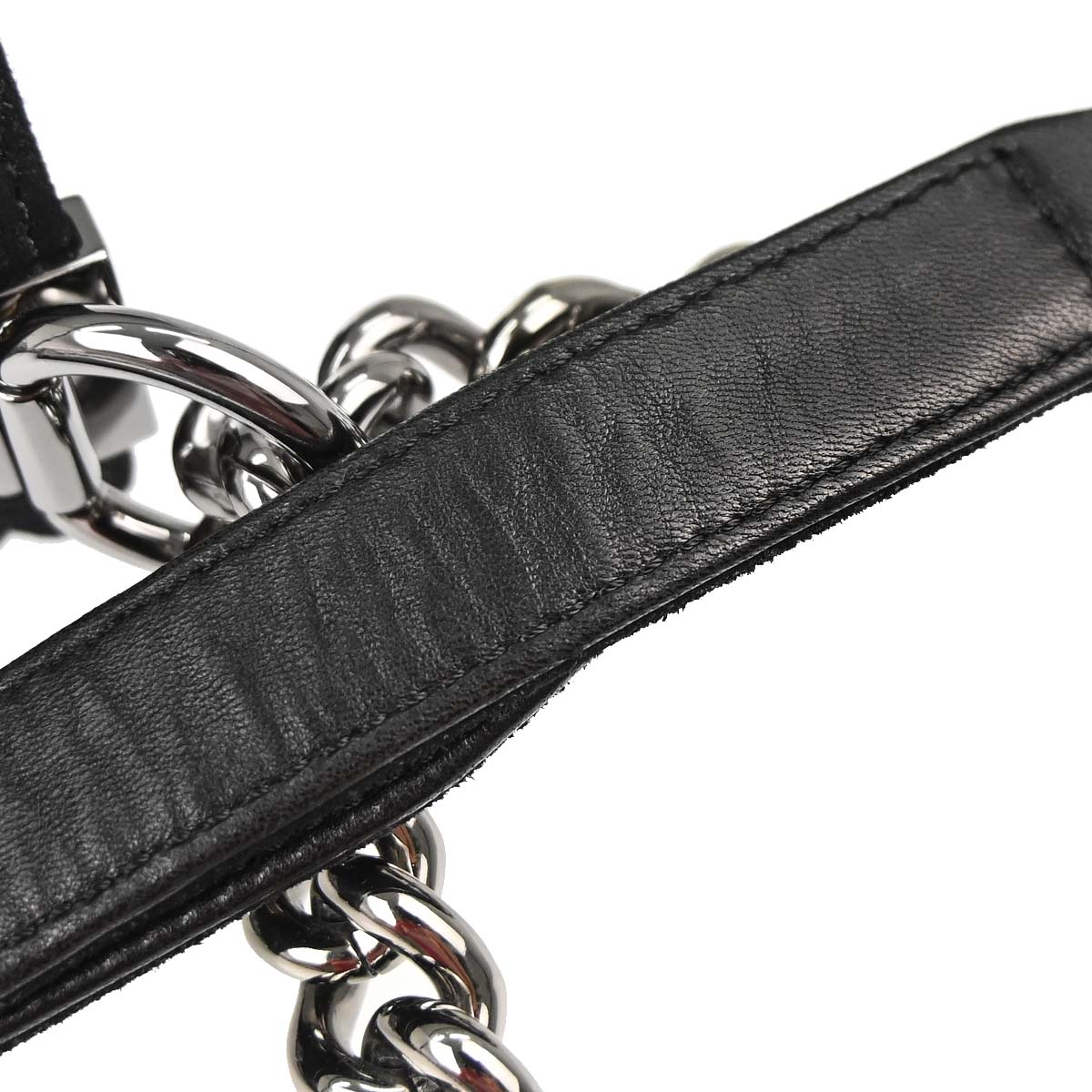 Boy Chanel * Silver Python Small Chain Shoulder Bag