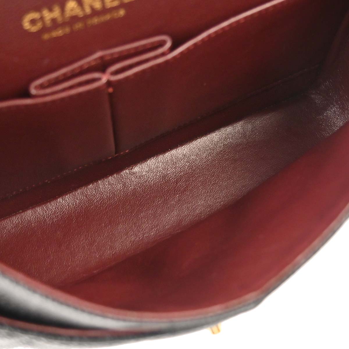 Chanel Black Caviar Skin Medium Classic Double Flap Shoulder Bag