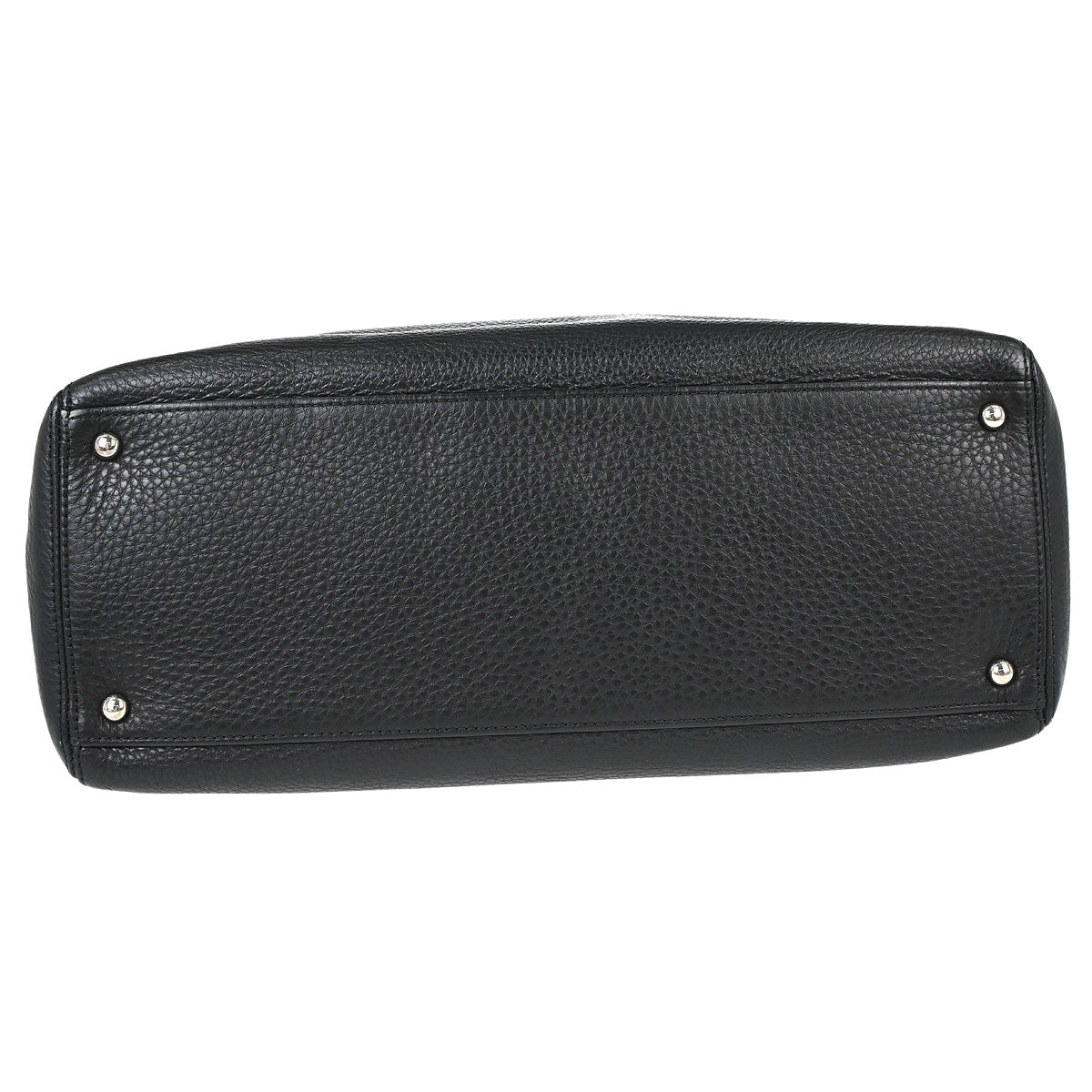 Chanel Black Deerskin Executive Cerf 2way Shoulder Tote Bag