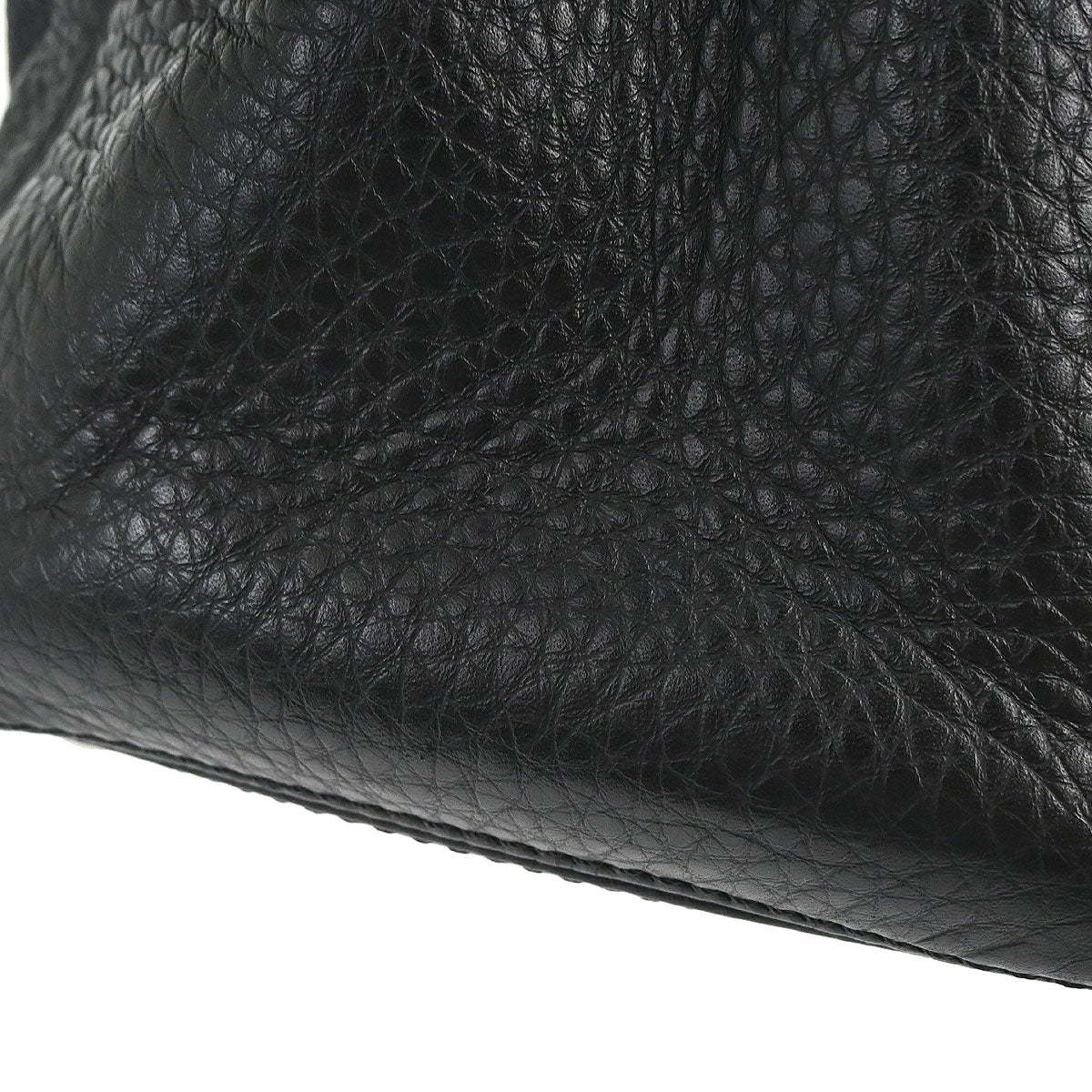 Chanel Black Deerskin Executive Cerf 2way Shoulder Tote Bag