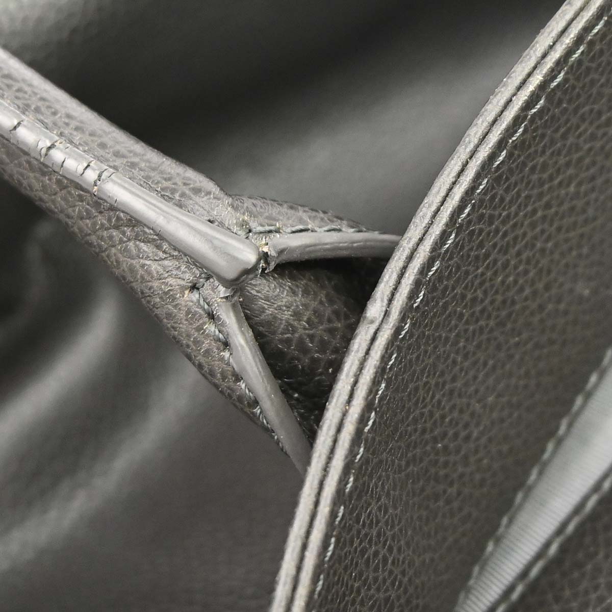 Chanel 2012-2013 Gray Calfskin Executive Cerf 2way Shoulder Tote Bag