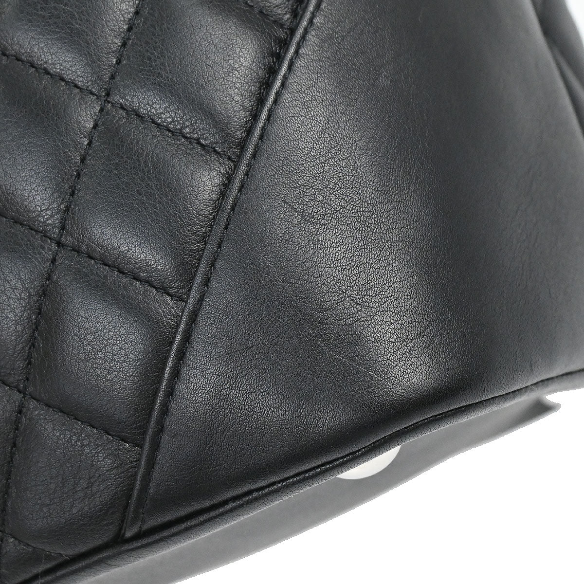 Chanel Black Calfskin Cambon Ligne Tote Handbag