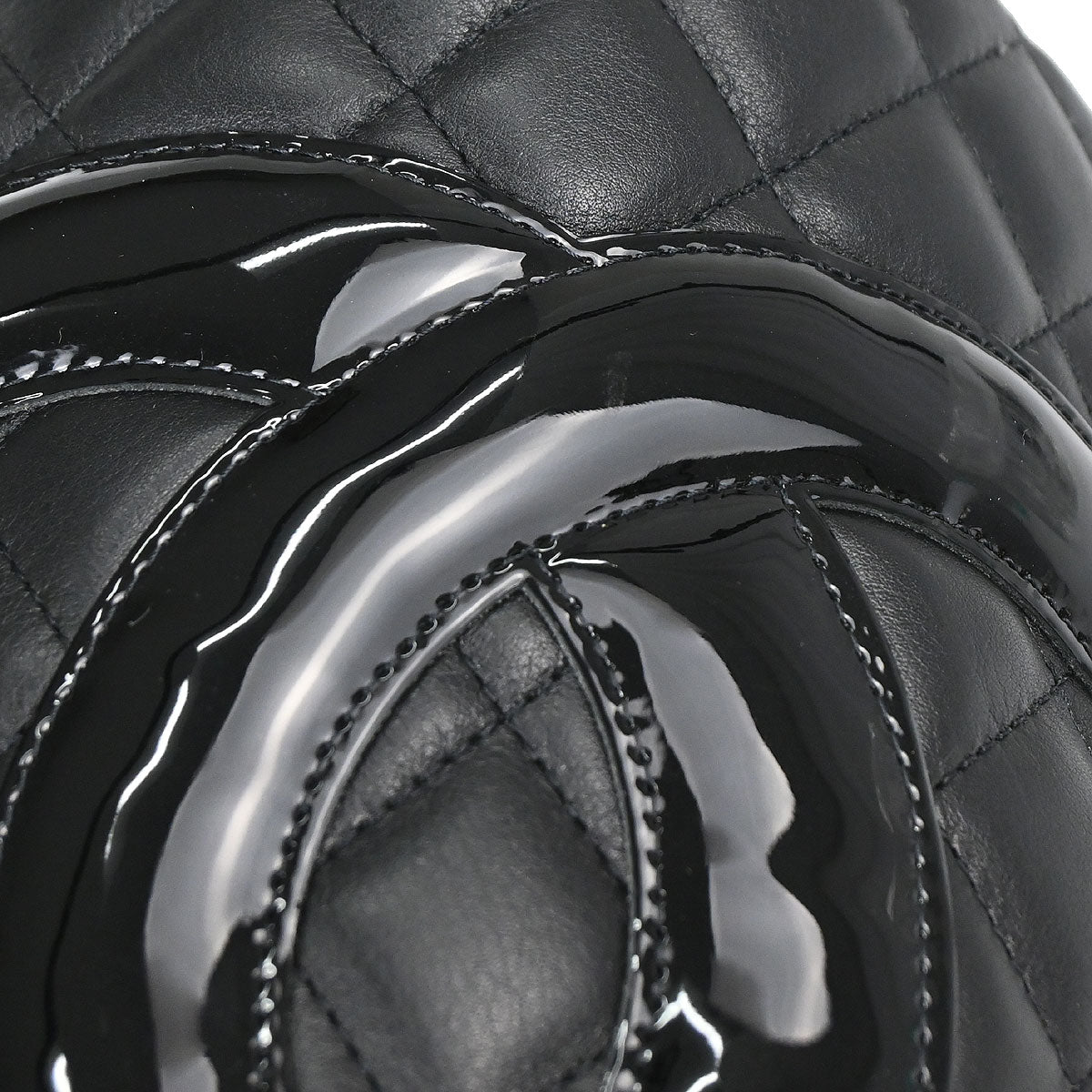 Chanel Black Calfskin Cambon Ligne Tote Handbag