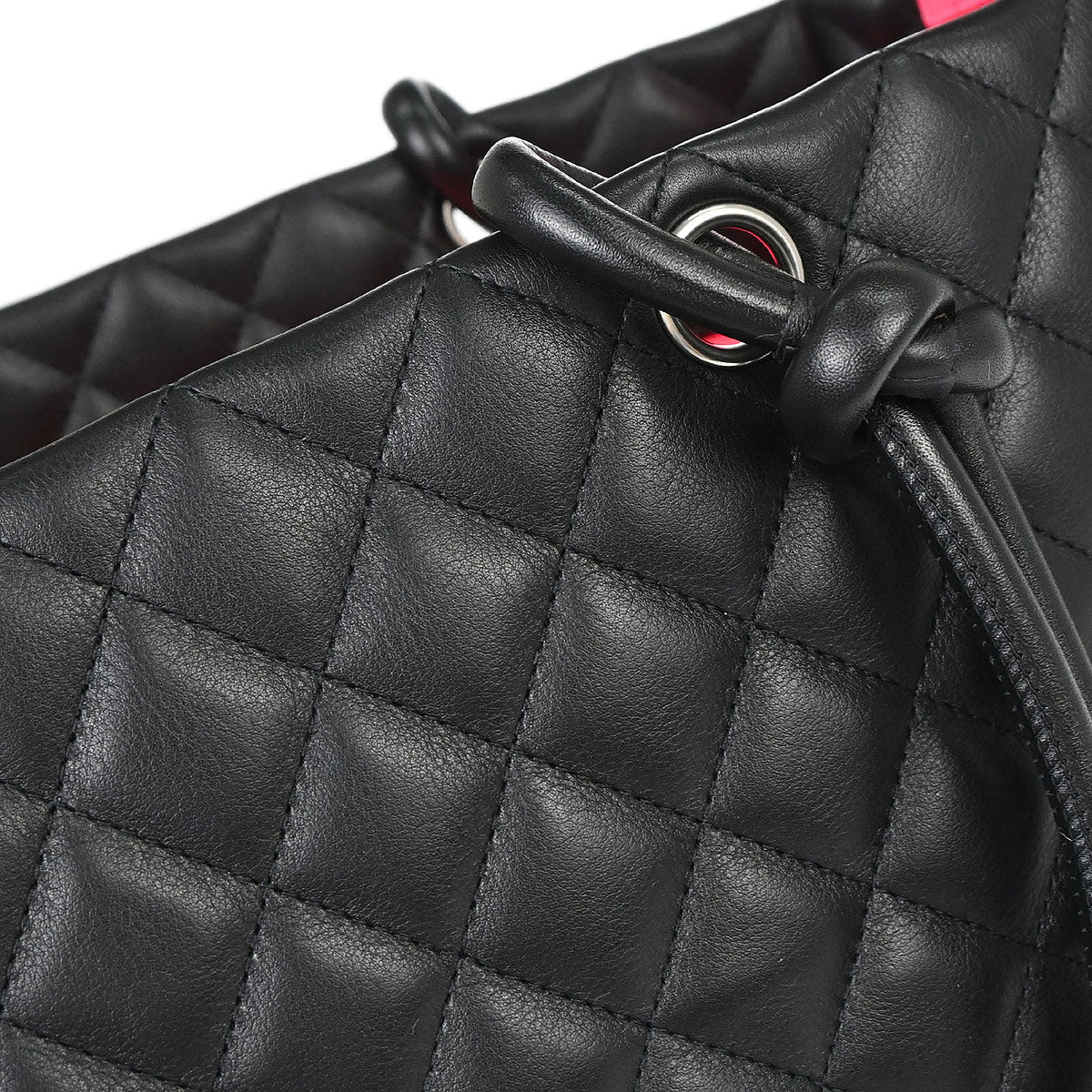 Chanel Black Calfskin Cambon Ligne Tote Handbag