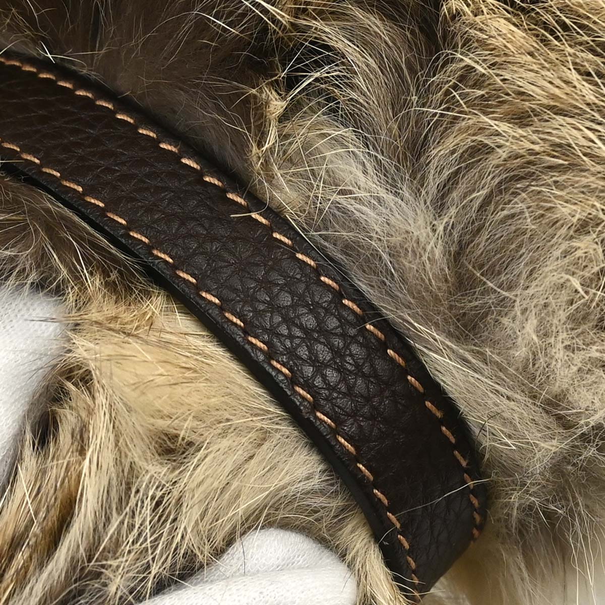 Prada * Beige Mink Fur Tote Handbag