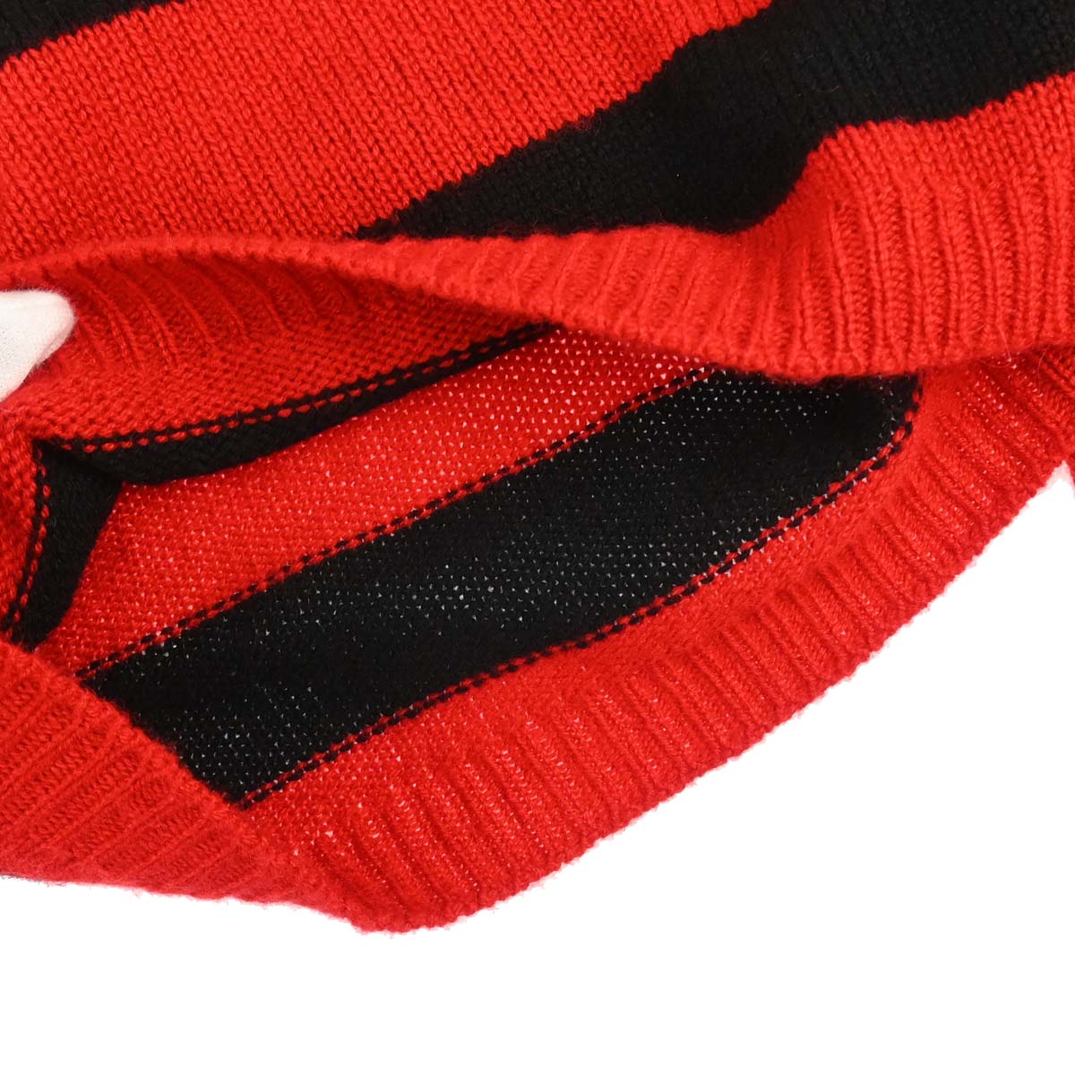 Miu Miu 2019 Striped Sweater Top Red #36