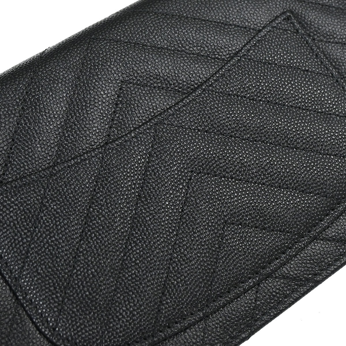 Chanel Black Caviar Skin Classic WOC Wallet on Chain Bag