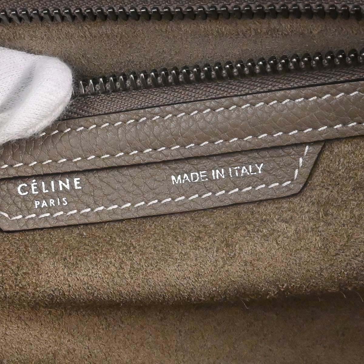 Celine Brown Mini Luggage Tote Handbag