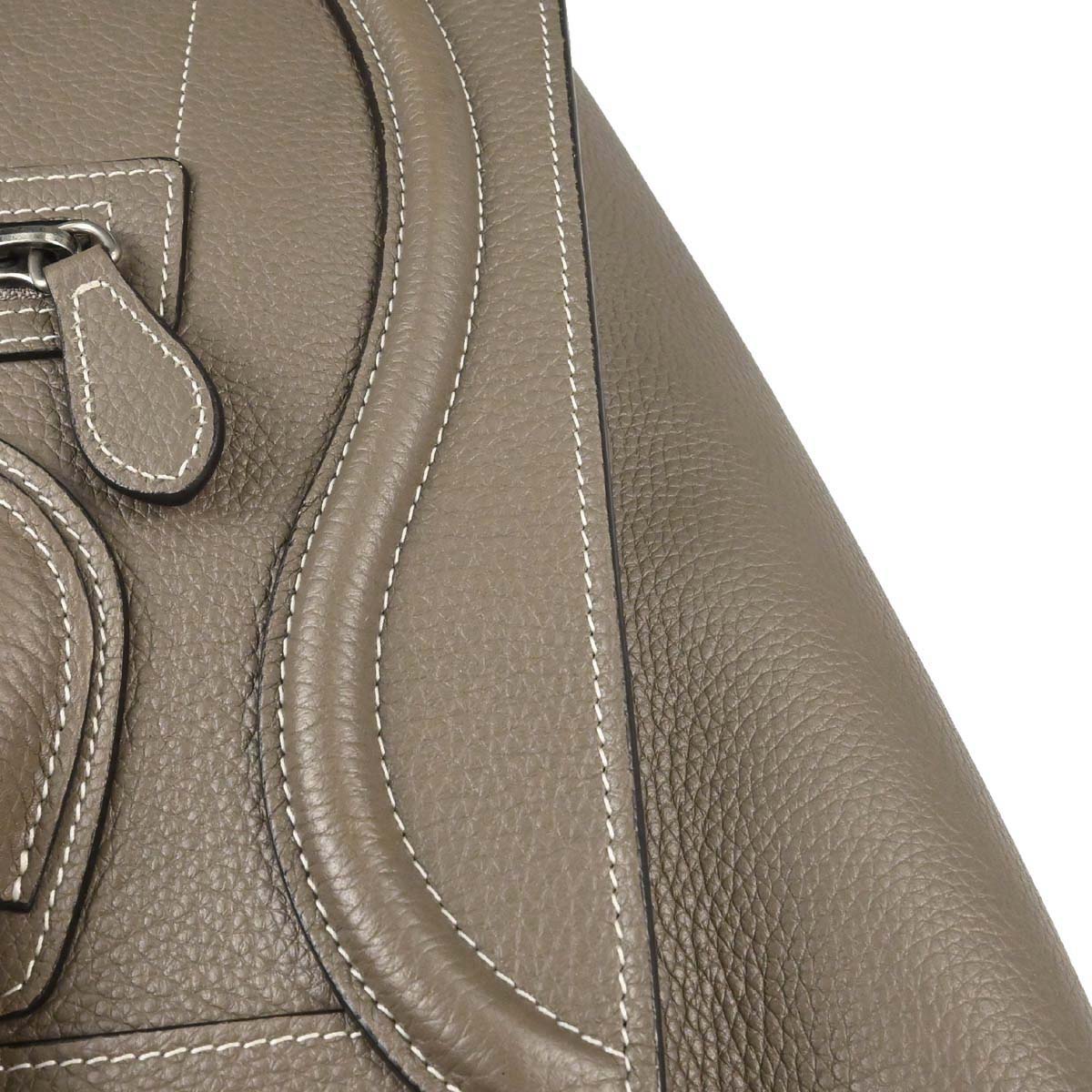 Celine Brown Luggage Micro Tote Handbag