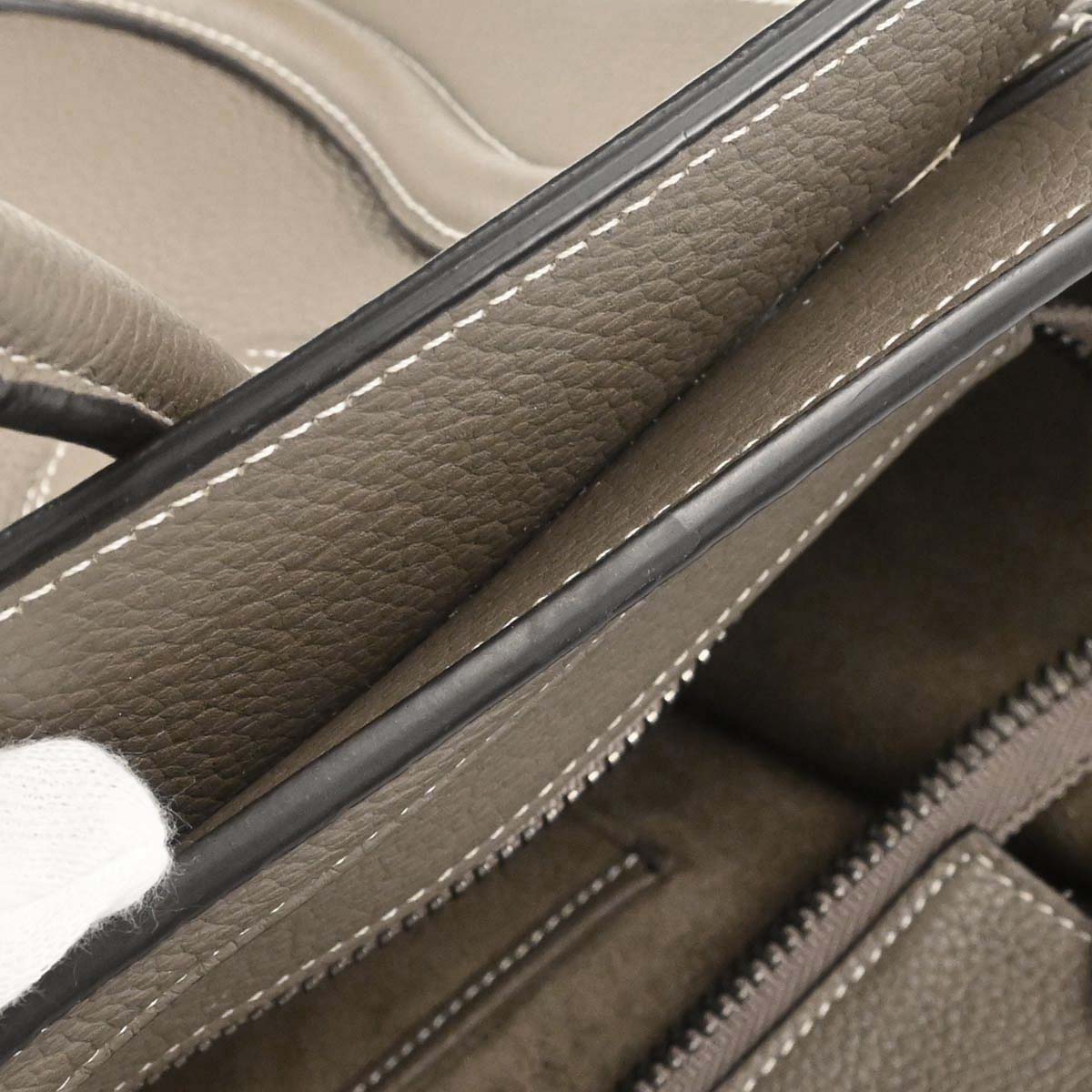 Celine Brown Luggage Micro Tote Handbag