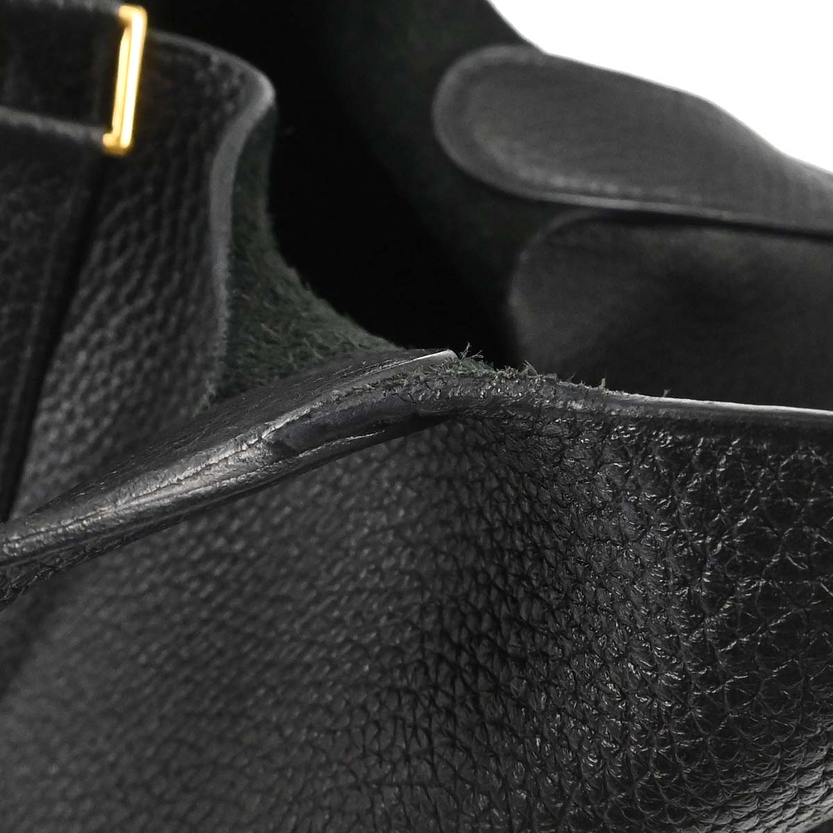 Hermes Black Taurillon Clemence Picotin Lock 22 MM Handbag