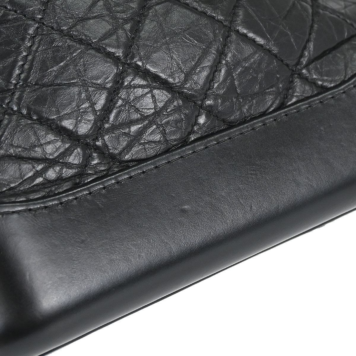 Chanel 2019 Black Lambskin Calfskin Small Gabrielle Shoulder Bag