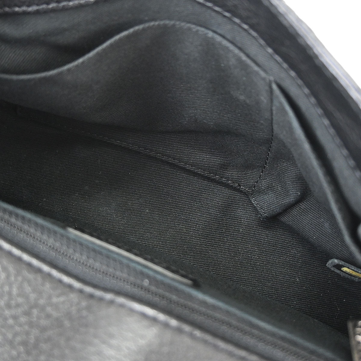 Chanel 2014 Black Lambskin Paris-Dallas Studded Flap Shoulder Bag
