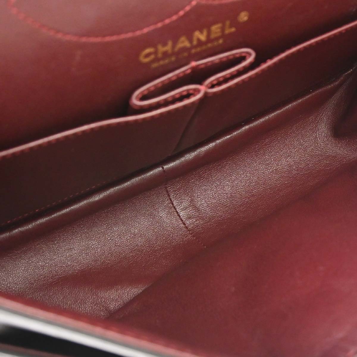 Chanel 2013-2014 Black Calfskin 2.55 Double Flap Shoulder Bag