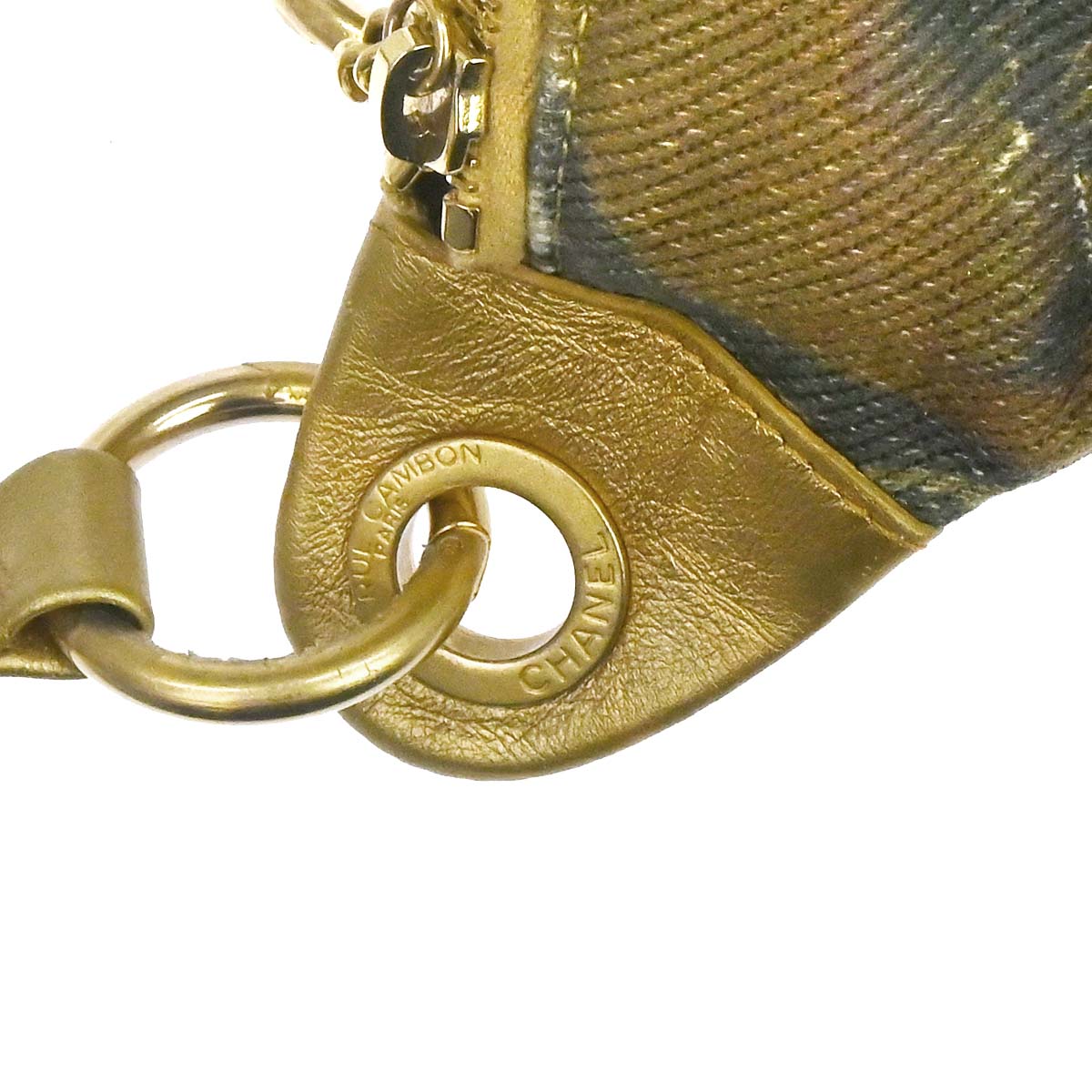 Chanel 2019 Gold Canvas Graffiti Street Spirit Waist Bag