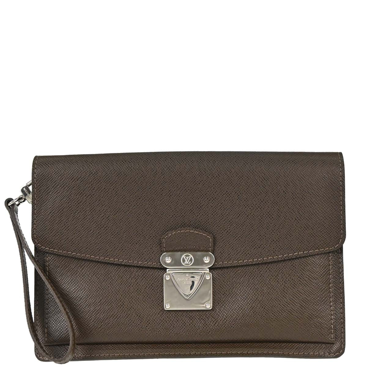 Louis Vuitton 2010 Brown Taiga Belaia Clutch Bag M32598