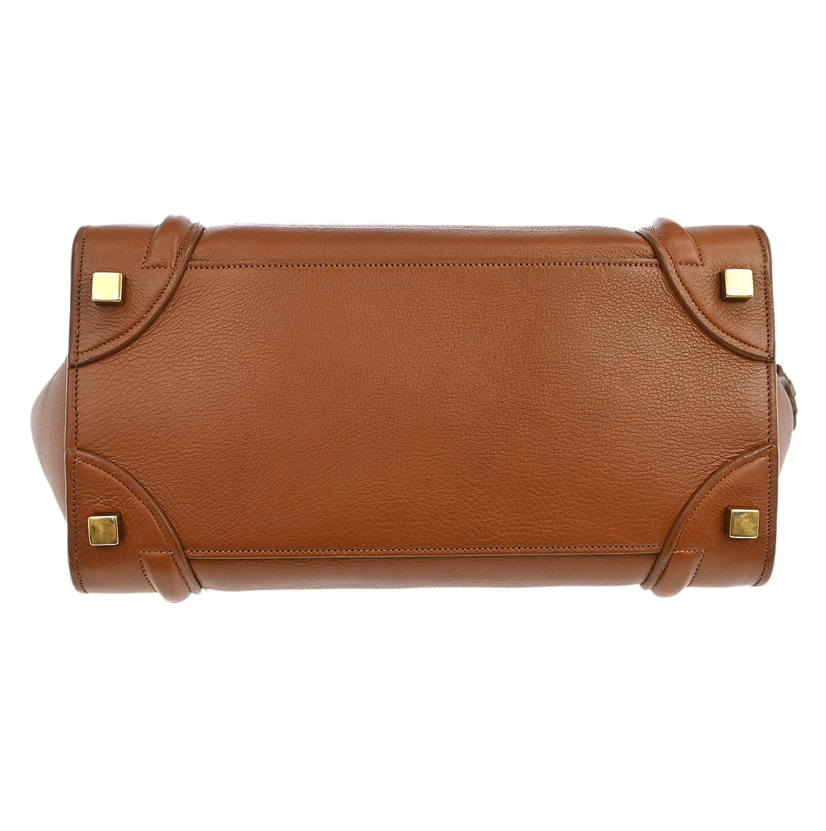 Celine Brown Luggage Micro Tote Handbag