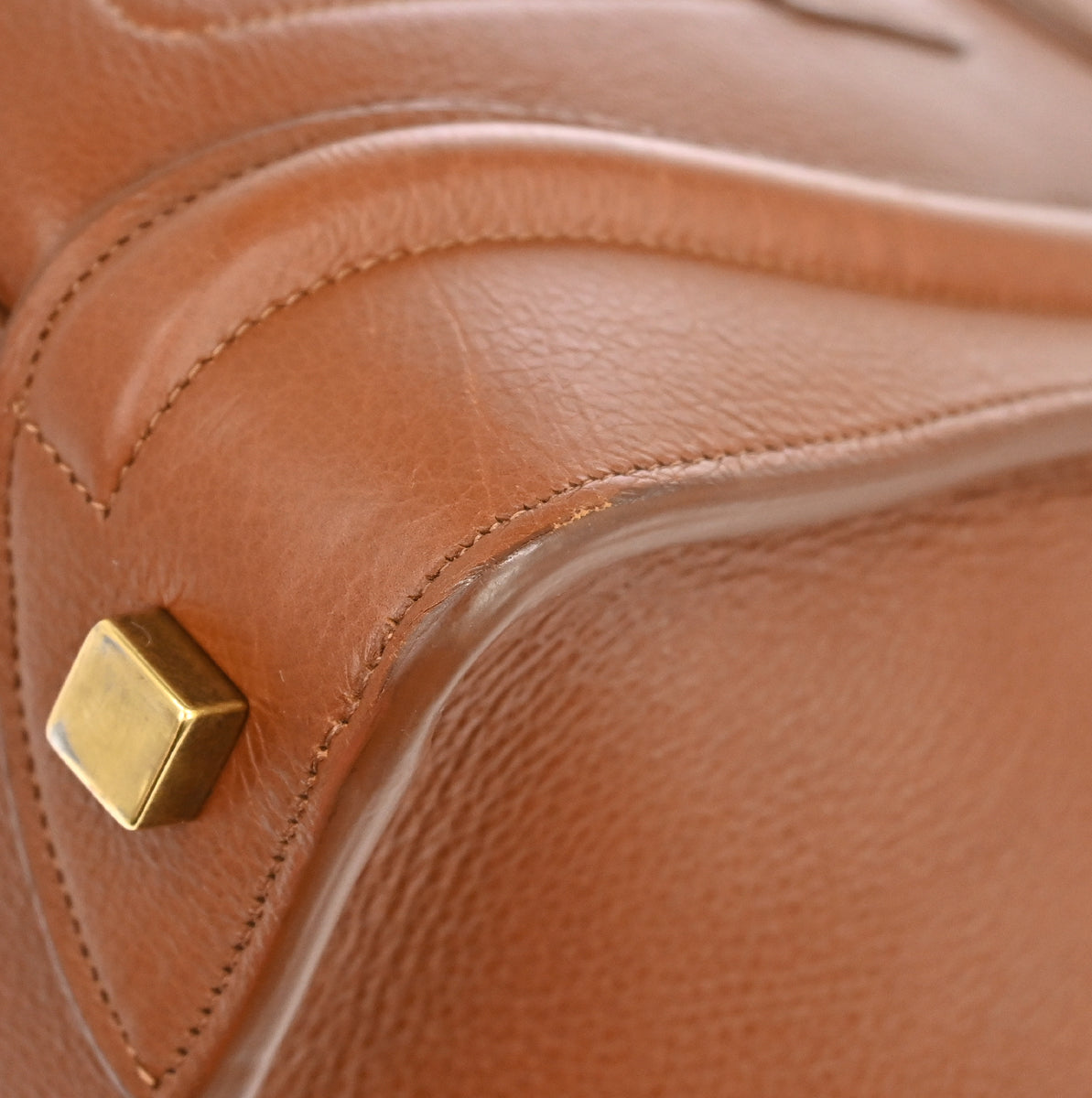 Celine Brown Luggage Micro Tote Handbag