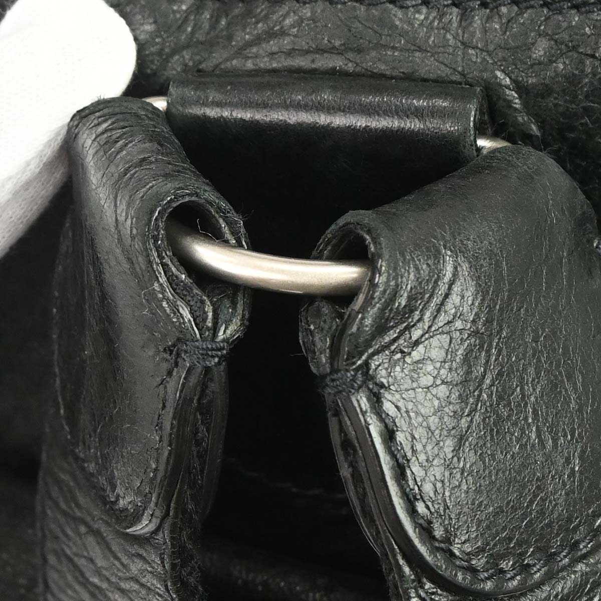 Balenciaga Black Lambskin Traveller Backpack