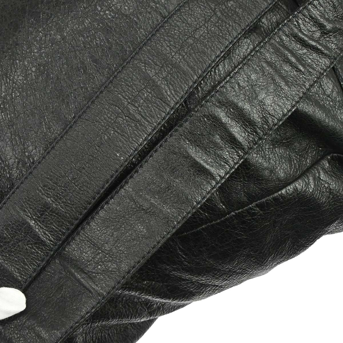 Balenciaga Black Lambskin Traveller Backpack