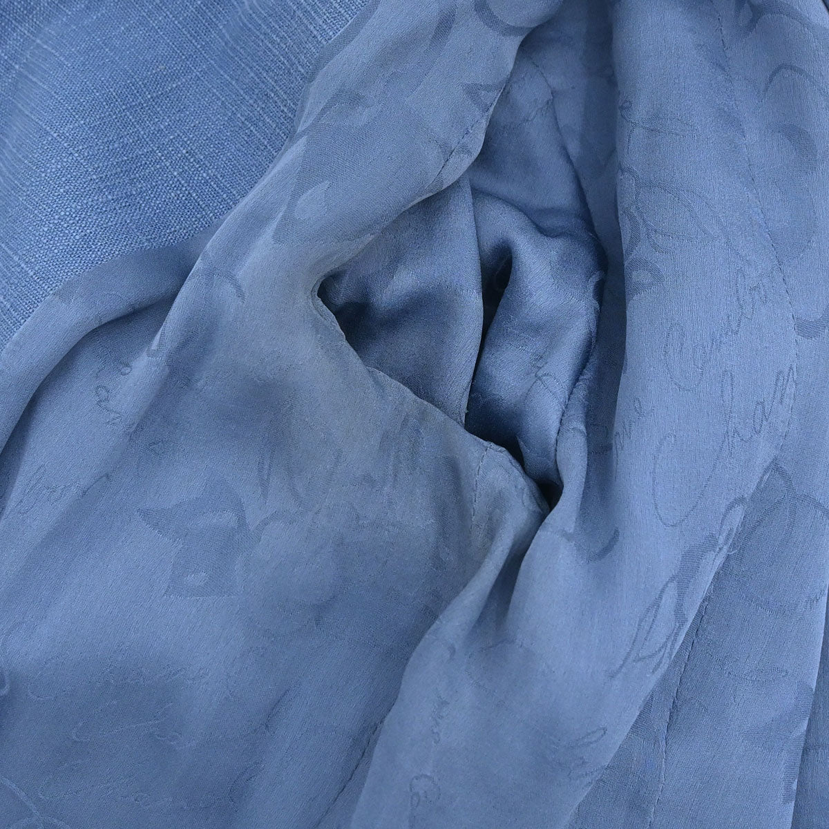 Chanel 2013 Single Breasted Collarless Jacket Blue #34