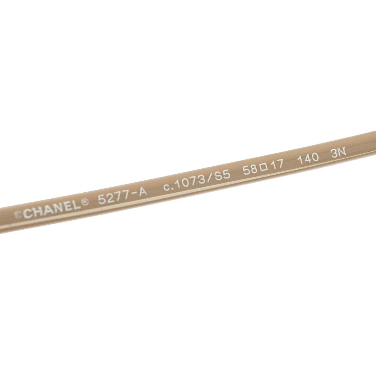 Chanel Sunglasses Eyewear Brown 58□17 140 Small Good