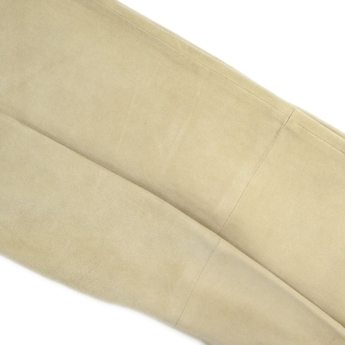 Loewe 2011 Long Pants Suede Beige #36