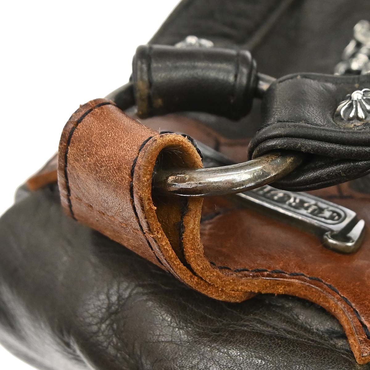 Chrome Hearts Flerknee Brown Leather Backpack