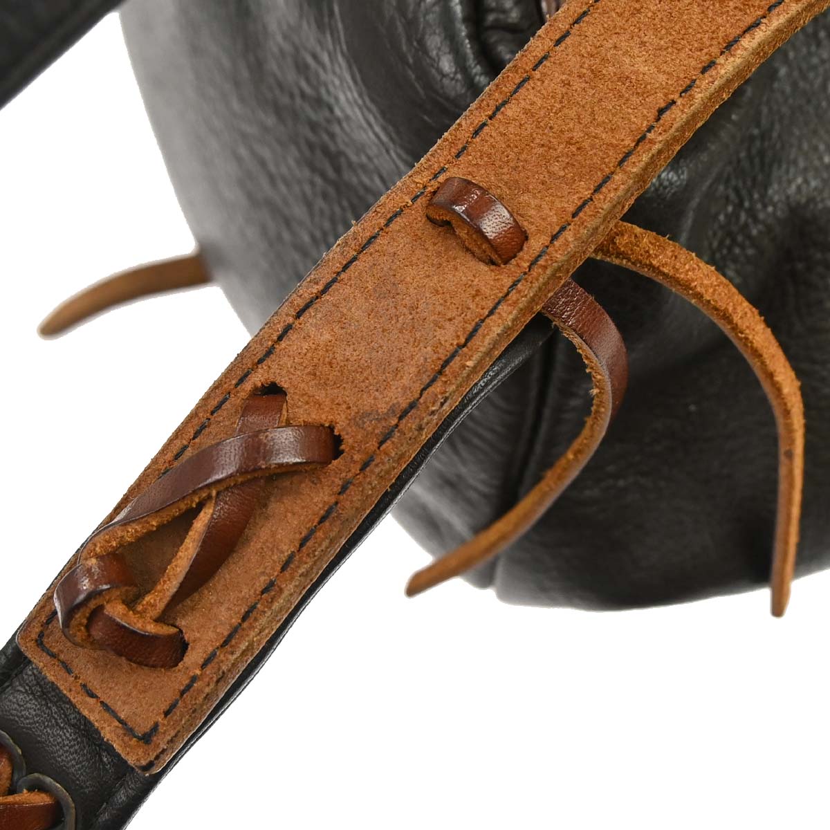 Chrome Hearts Flerknee Brown Leather Backpack