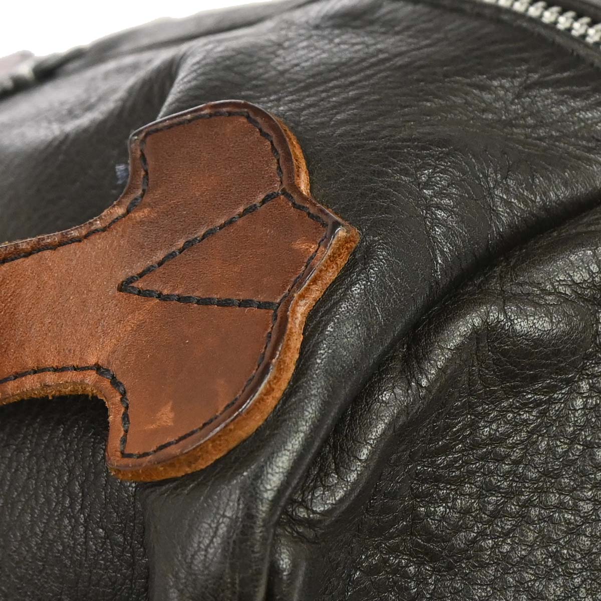 Chrome Hearts Flerknee Brown Leather Backpack