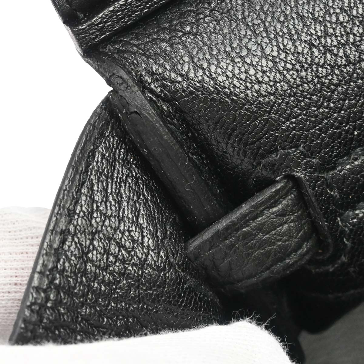 Hermes Black Togo Birkin 25 Handbag