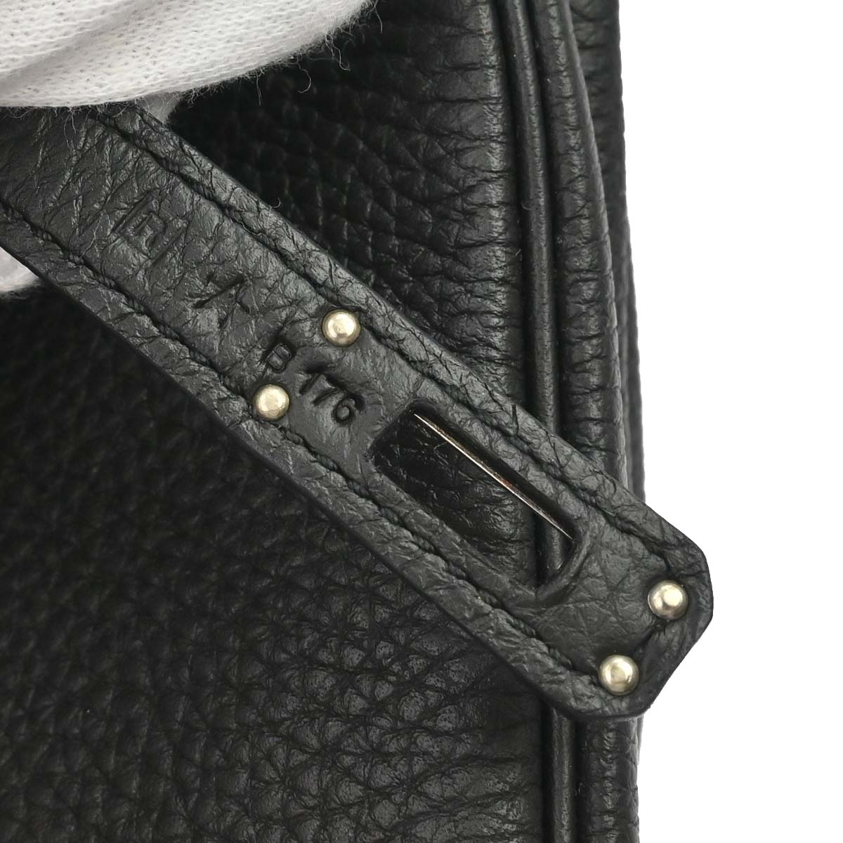 Hermes Black Togo Birkin 25 Handbag