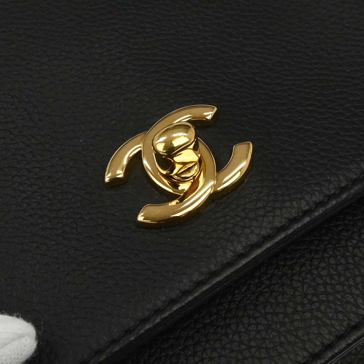 Chanel 2012-2013 Black Calfskin Executive Cerf Tote Bag